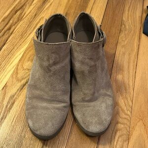 Tan booties
